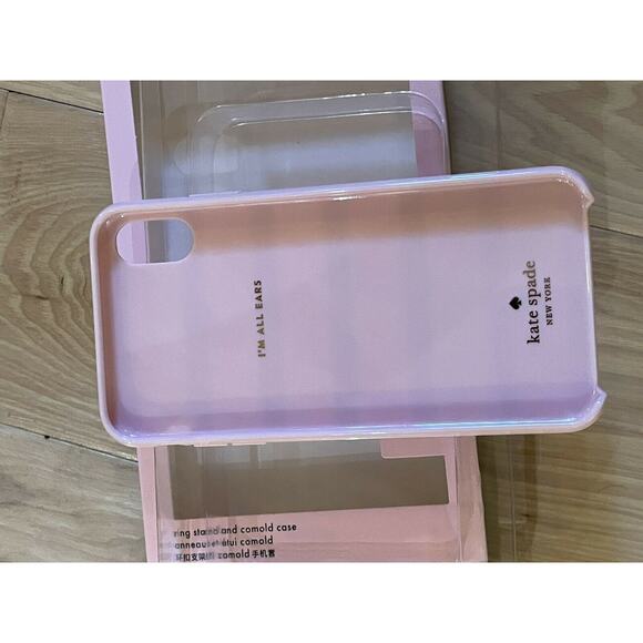 Kate Spade Stripe Resin iPhone XS MAX Comold Case - Picture 4 of 7